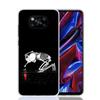 Human Skeleton Red Rose Phone Case For Xiaomi Poco X6 X5 X7 X4 X3 Nfc F6 F5 Pro F4 Gt F3 M5 M5S M4 M3 Art Customized Coque X6 X5