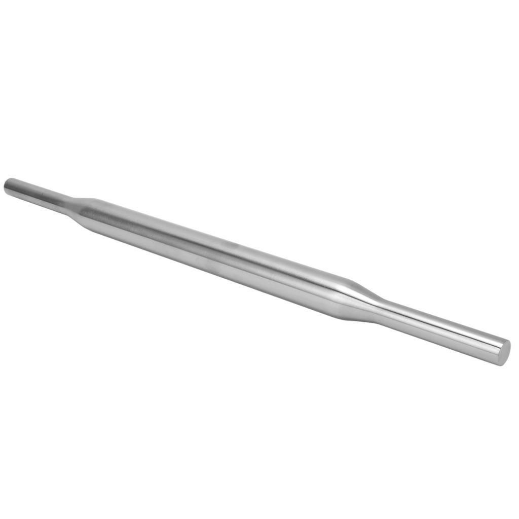 Скалка пекарская из нержавеющей стали 304, портативная, профессиональная, ролик для теста для пиццы для домашней кухни, длина 43,6 см