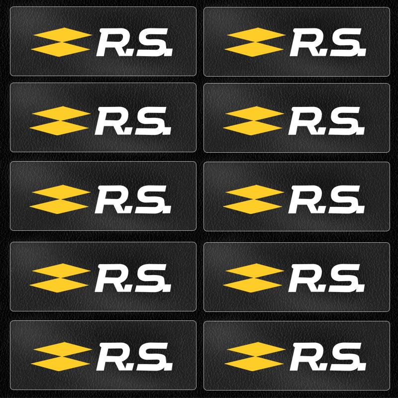 Водонепроницаемые декоративные наклейки для интерьера автомобиля Наклейки для Renault RS Clio 2 3 4 5 6 MK2 MK3 MK4 Sport Koleos Captur Kadjar XX2