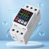 Rail Type Adjustable Electric Energy Meterover-Current Surge Protector Voltage Current Power Meter Automatic Reclosing Metering