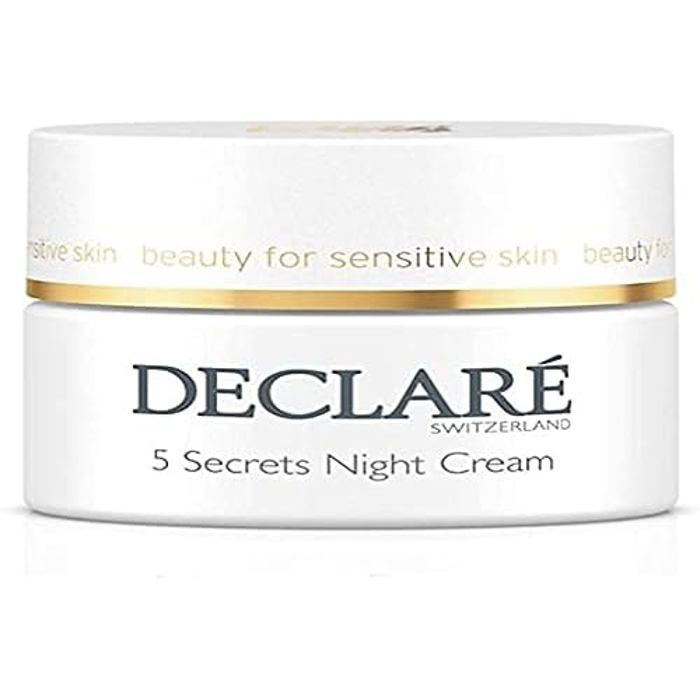 Crème de nuit - DECLARE - 5 Secrets - 50ml - Hypoallergénique - Tous types de peau