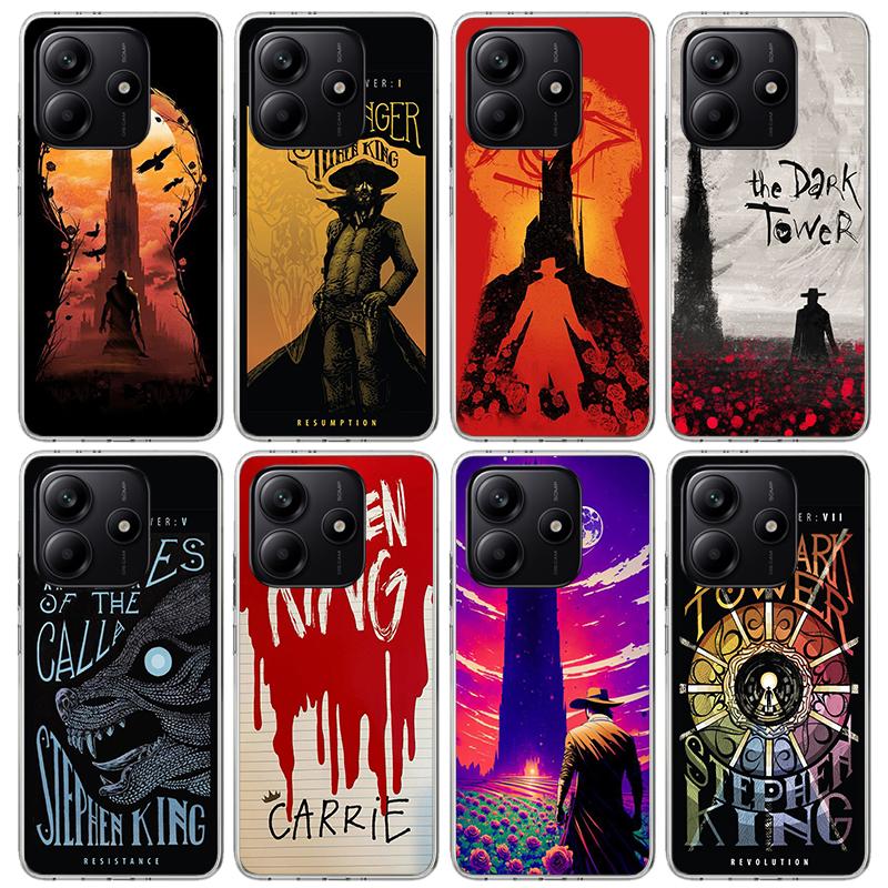 Stephen King The Dark Tower Phone Case For Xiaomi Redmi Note 10 11 12 13 14 15 Pro Plus 11S 12S 14S 11T 11E 10S Soft TPU Back Co