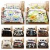 Duvet Cover Skull Print Bedding Set Cover Aesthetic Bedding Suit Children Home Bed Clothes Single Double Size Bed Set