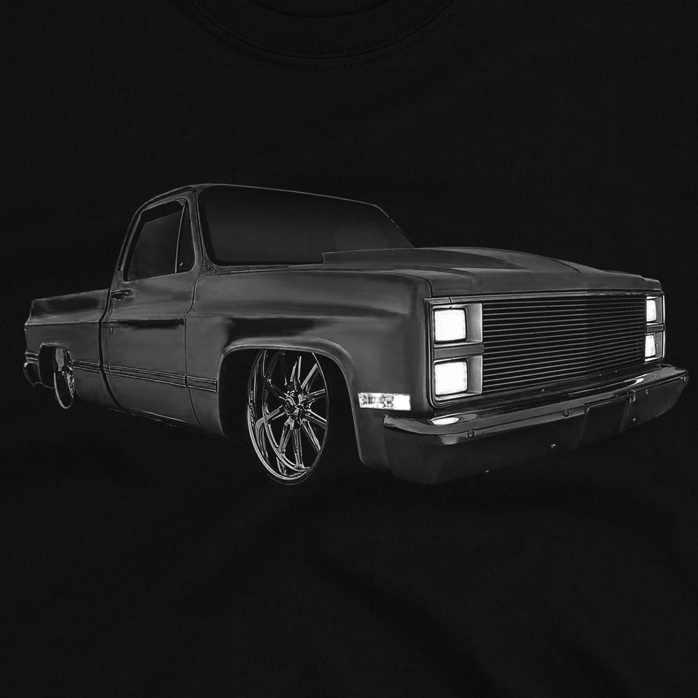 Chevy Truck C10 CK 1982 Vintage Retro Auto Custom Lowered Square Body Unisex T-Shirt