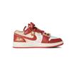 Jordan Air Jordan 1 Gilded Yingxi, Амортизация сумки для покупок, Износостойкие низкие винтажные баскетбольные кроссовки Женские Красные FJ3465-160(Команда1321-)