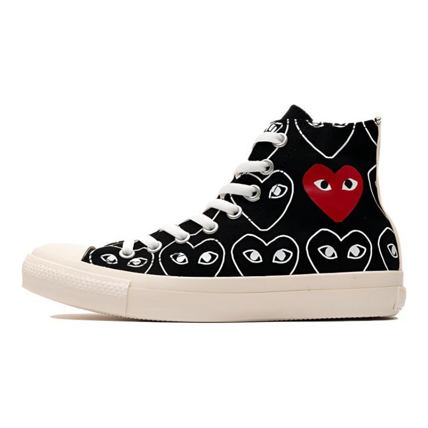 Converse Cdg X Chuck Taylor All Star Multi Heart 'Черно-белый' 168982C