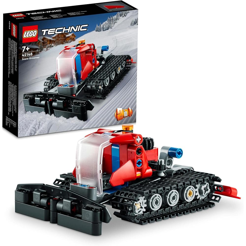 LEGO Technic Snow Groomer Toy Building Set for Kids Ages 7-9 Vehicle Model 42148