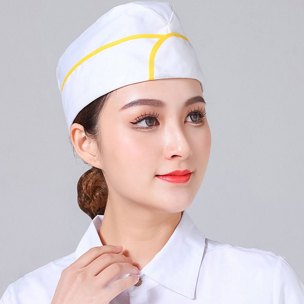 Дышащая шляпа-лодка Универсальные тканевые шапки Поварские шапки для походов Столовая