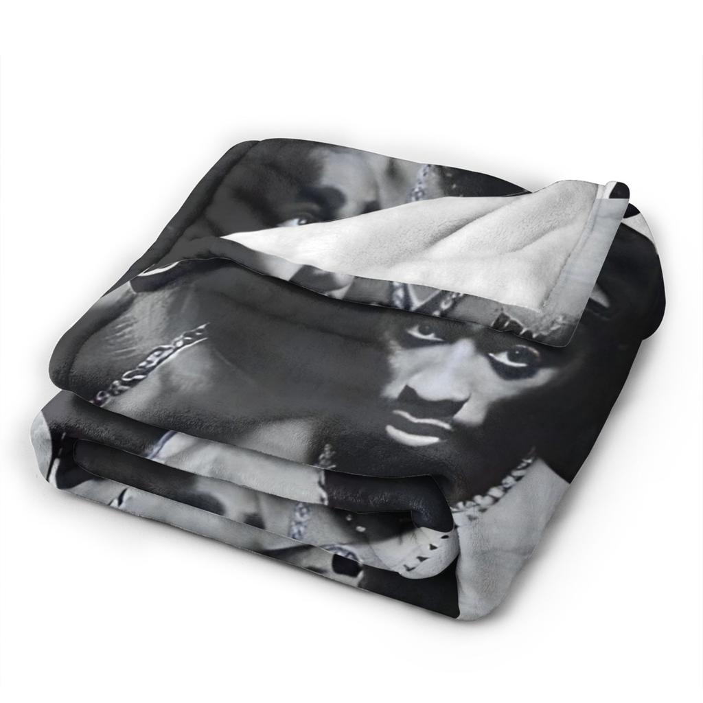 Плед из фланели с изображением рэпера Тупака 2pac, хип-хоп, супер теплый плед для путешествий на открытом воздухе, одеяло для спальни
