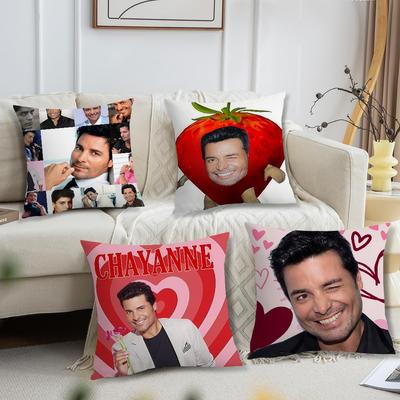 Смешная наволочка с изображением певца C-Chayanne Bailemos Otra Vez Для печати на подушке Декорация дивана Дома Машины Комнаты Нордическая простота