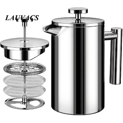 Кофеварка French Press 350/800/1000 мл, кофемашина из нержавеющей стали 304 с двойной изоляцией, горшок для заваривания кофе и чая для