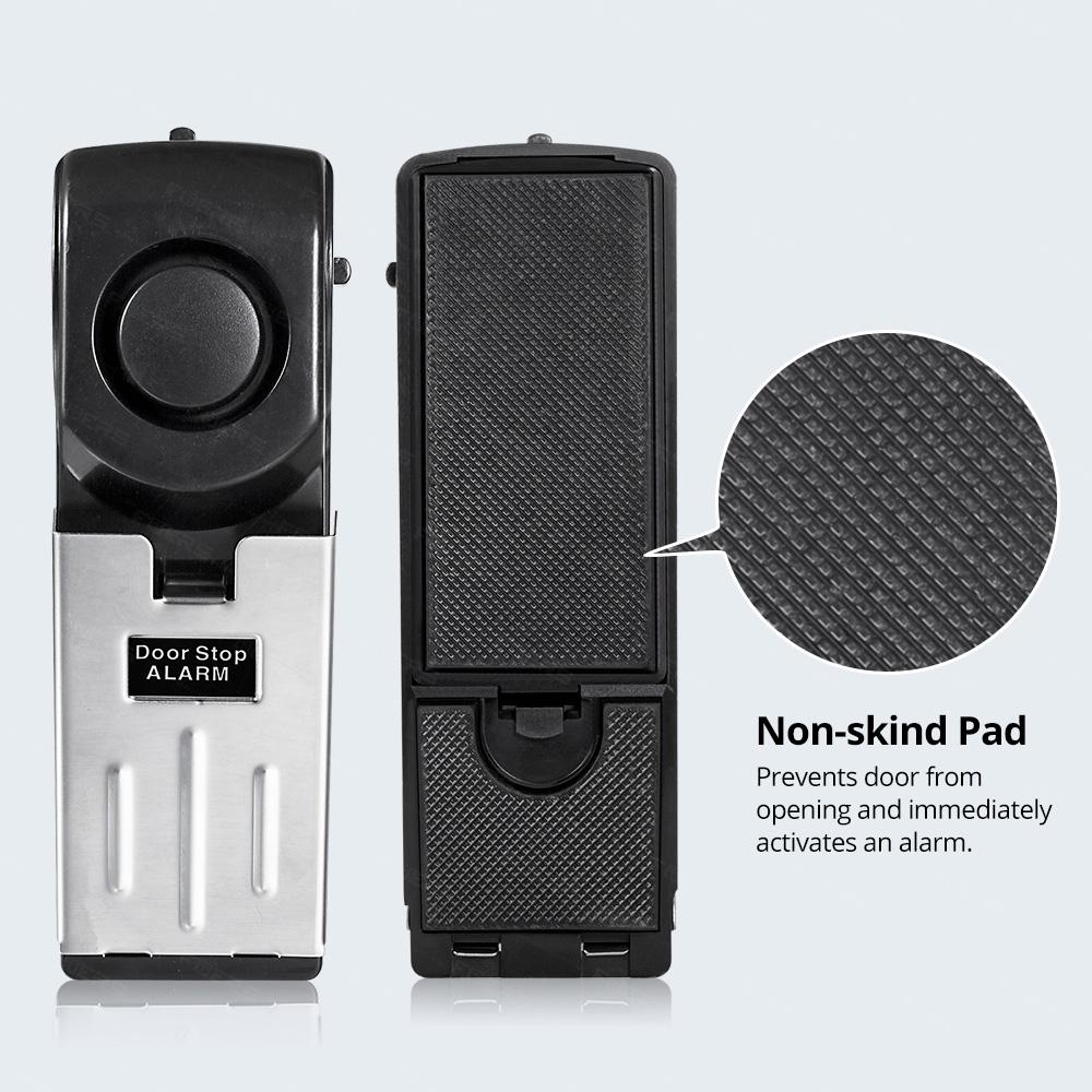 Беспроводная система сигнализации остановки двери 120 дБ Громкая домашняя безопасность Противоугонная система дверных блоков Портативная сигнализация остановки дверей