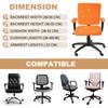 Gaming Chair Covers With Armrest Cover Set Stretch Computer Chair Cover Set Office Seat Cover for Rotating Chair Desk Chairs