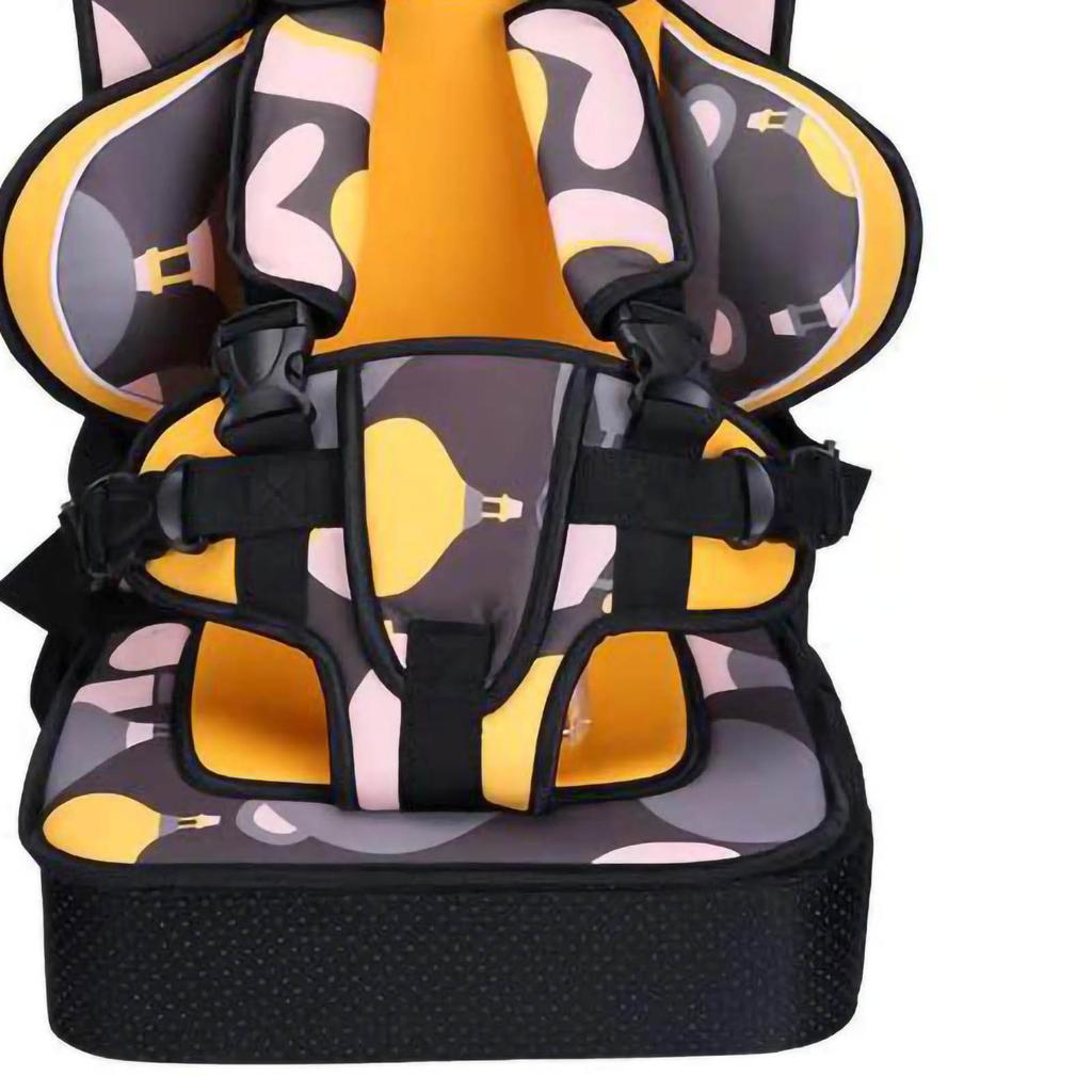 High Back Booster Car Seat Portable Polyethylene Convertible Toddler Infant Seat for Baby Red