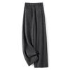 Women's High-Waist Draped Straight-Leg Trousers