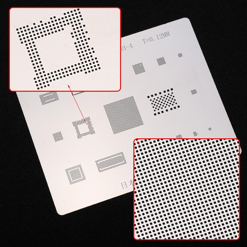 Японский трафарет для BGA-реболлинга из нержавеющей стали для iPad2/3/4/5/6/PRO/mini1/2/3/4, жесткий диск NAND PCIE, шаблон для установки в жестяную банку