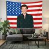 1 шт. Том Холланд Флаг США Гобелен Знаменитость Звезда Настенное панно Американский флаг Печатный Декор для Спальни Комнаты Фаната Печатный