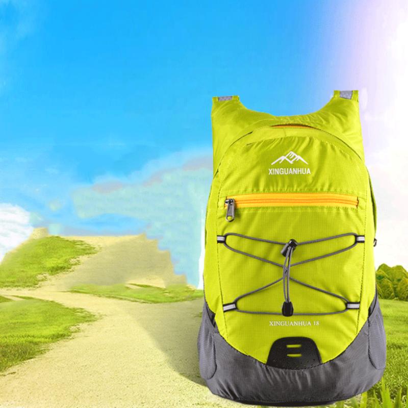 Новая ультралегкая складная сумка для улицы, мужской и женский рюкзак, водонепроницаемая кожаная сумка, складной рюкзак для отдыха на природе