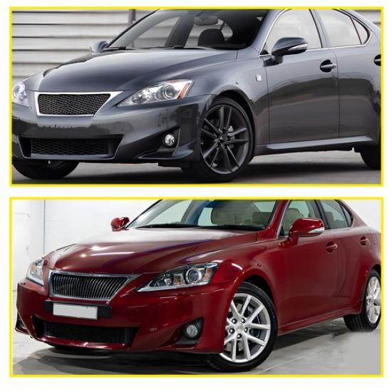 2pcs For Lexus IS IS250 IS350 2011-2013 Front Fog Light Bezel Cover Black Trim