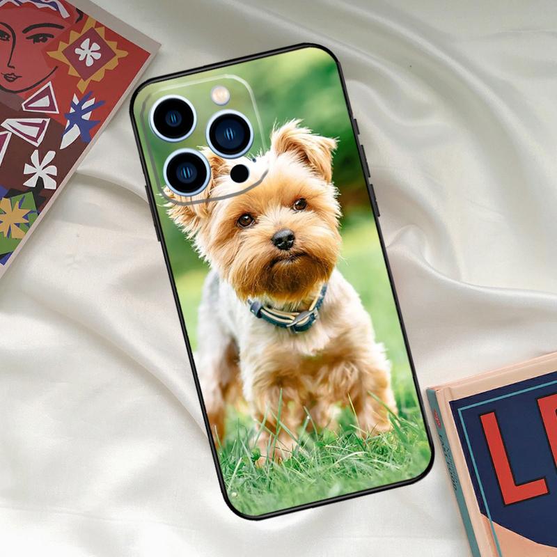 Yorkshire Terrier Dog Phone Case For iPhone 15 14 12 11 13 16 17 Pro Max 15 16 Plus 13 Mini 16e 17 Air Funda Cover