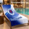 Custom Text Rangers FC Print Beach Towel Large Towel For Home Bathroom Beach