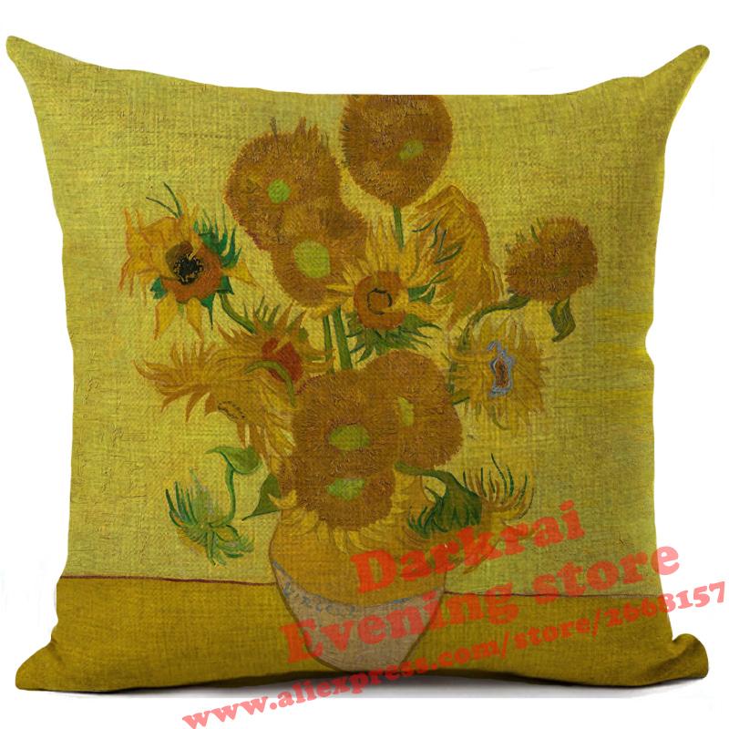 Mona Lisa Smile Art Cushion Cover Renaissance Oil Painting Style Decor Living Room Sofa Throw Pillows Home Decoration Pillowcase