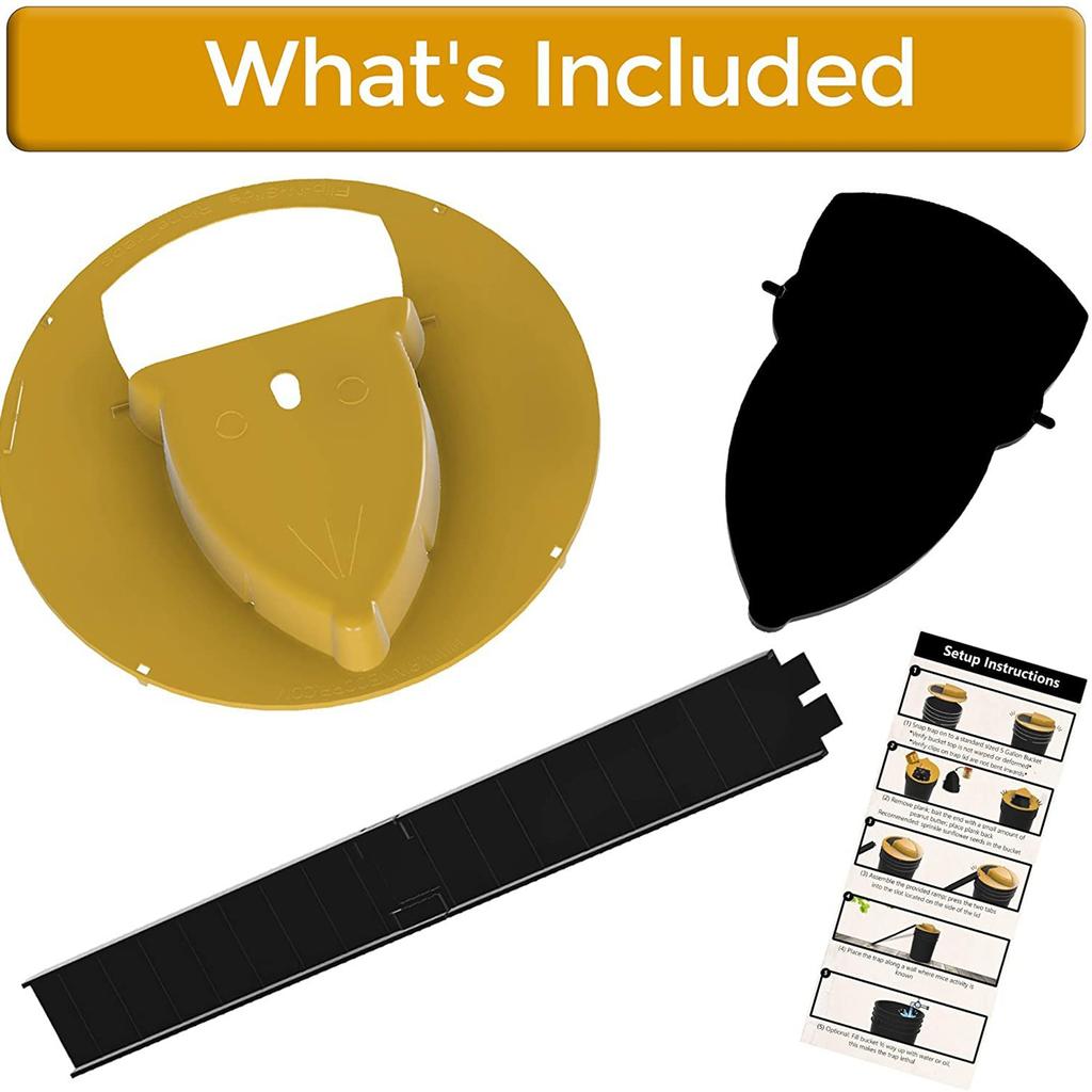 Многоразовая пластиковая умная ловушка для мыши, откидная N-раздвижная крышка ведра, ловушка для мыши, крысы, гуманная или смертельная