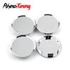 4pcs/lot 51mm 45mm Wheel Hub Cap For Universal Alloy Auto Rim Truck Center Cover Dust Car Refits Accessories Silver