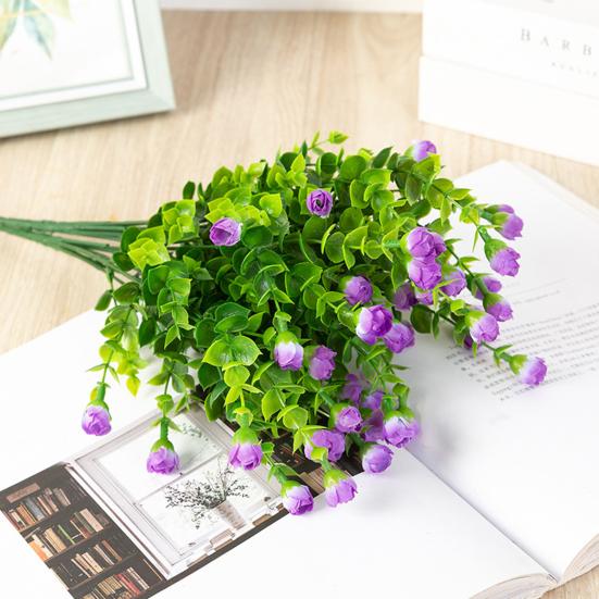 Пластиковые искусственные растения, длительный срок службы, хорошие цветы, букет, уличный орнамент