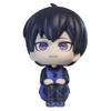 Фигурка-кукла Blue Lock Kawaii Nagi Seishiro Isagi Yoichi в сидячем положении, настольная модель, аниме-персонаж, креативный подарок на день рождения.