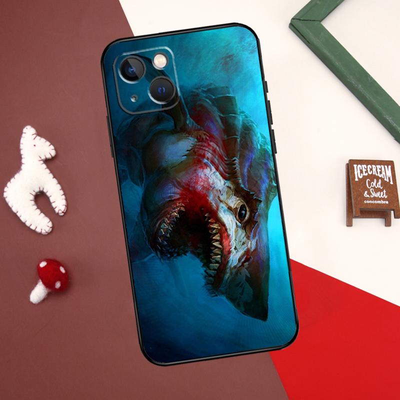 Чехол с изображением свирепой акулы для iPhone 13, 12, 14, 15 Pro Max Mini 7, 8 Plus SE 2020 X XS MAX XR 11, 14, 15 Pro Max, чехол