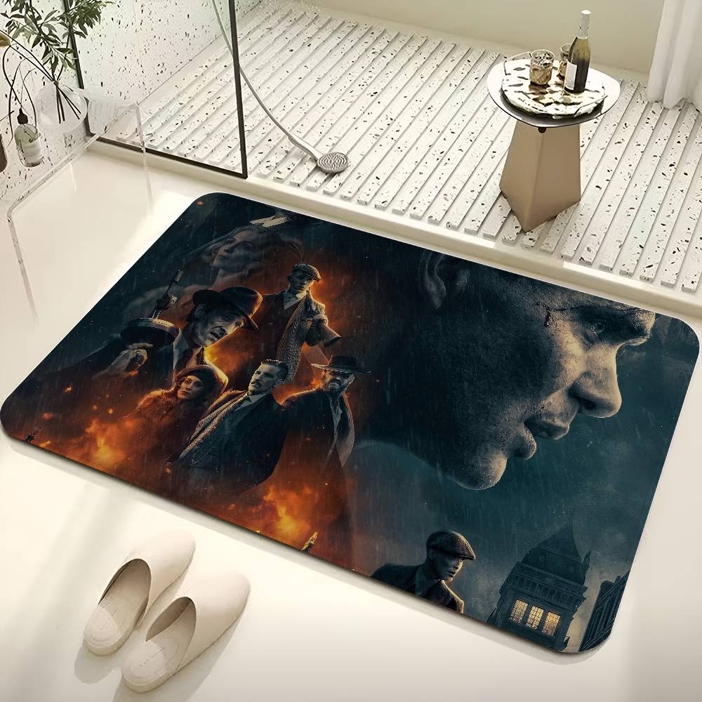 TV P-Peaky B-Blinders Anmie Door Mat Nordic Style Home Doormat Bathroom-Toilet Mats Bedroom Bedside Mats