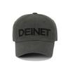 DEINET DEINET LOGO CAP IN CHARCOAL