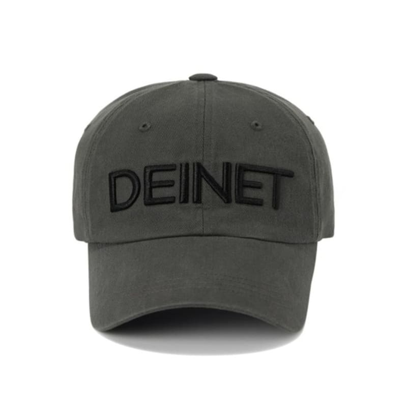 КЕПКА DEINET DEINET С ЛОГОТИПОМ ЦВЕТА УГЛЯ
