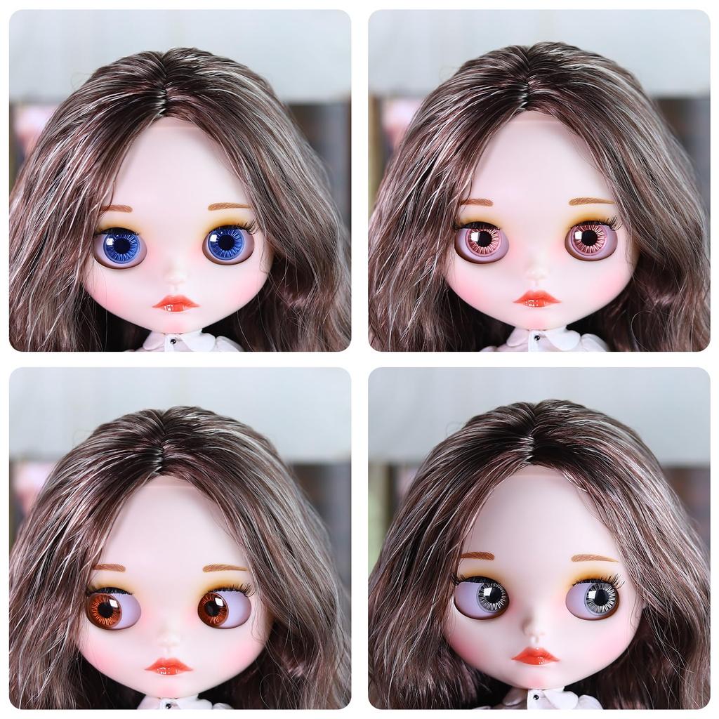ICY Fortune Days 30cm Doll Body Only, Cute Practice Doll BJD with 4-Color Eye Changes, Wig Change, and Hand Changes
