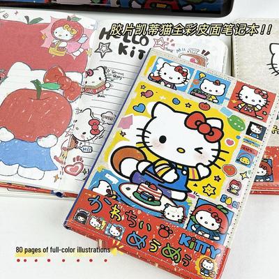 Полноцветная кожаная обложка для блокнота Hello Kitty с милыми внутренними страницами - Высокоценный студенческий дневник и планировщик