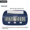 LEAP Chess Clock Digital Chess Timer Professional Chess Clock Timer with Time Bonus and Delay