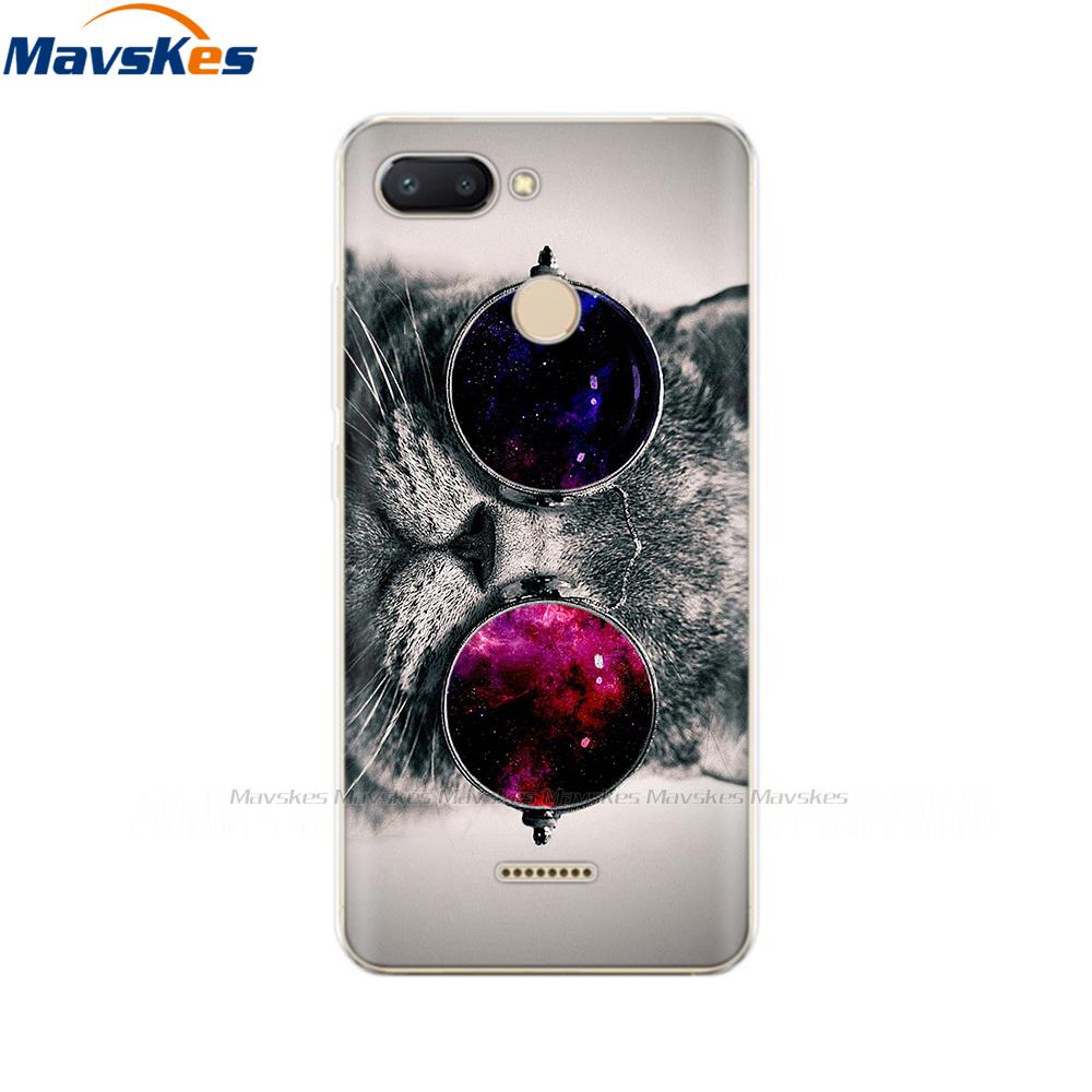 Silicone Cover for Xiaomi Redmi 6 Case Full Protection Soft Tpu Back Cover Phone Case for Xiaomi Redmi 6 Redmi6 Bumper Coque Bag