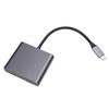 USB C на 2 HD Мультимедийный Адаптер Поддержка 4K 60 Гц Расширенный и Зеркальный Дисплей Тип C на HD Интерфейс Разветвитель для Ноутбука