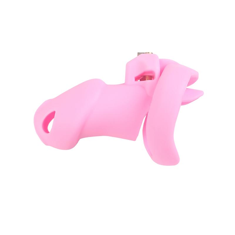 Silicone Chastity Cage Male Cock Lock Sex Toys BDSM Gay Erotic Urethral Device Lock Chastity Device Masturbator Sex SM Product