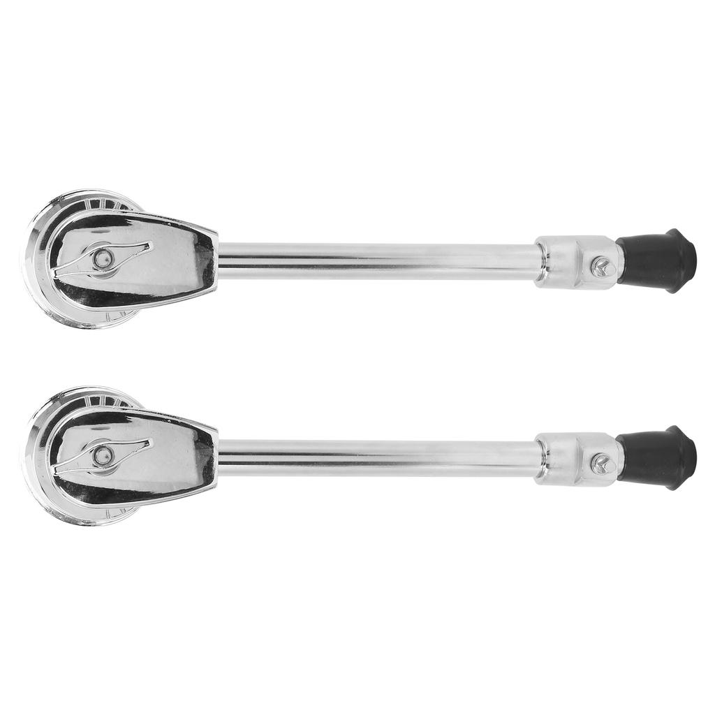 Парная ножка для бас-барабана с фиксированным кронштейном, устойчивая к ржавчине, для ударных инструментов