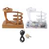Kinetic Art Perpetual Motion Machine Ornament Desk Non Stop Rolling Ball Toy Science Physics Gadget
