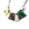 Les Trésors De Lily [H9877] - Дизайнерское колье «Тихуана» зелено-коричневый