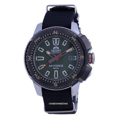 M-Force Green Dial Stainless Steel Automatic Diver's RA-AC0N03E10B 200M Мужские часы