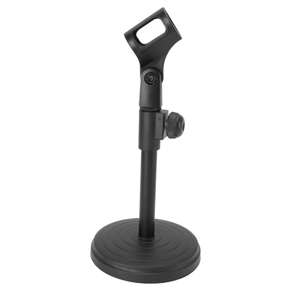 With Clip and Base Desk Lifting Mic Holder Conference Microphone Stand for Meetings