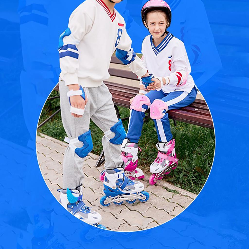 Детские роликовые коньки, регулируемые по размеру, веселые, светящиеся, ударопрочные, со светящимися колесами, встроенные роликовые коньки
