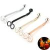 18CM Stainless Steel Candle Wick Trimmer Oil Lamp Trim Scissor Cutter Snuffer Tool Hook Clipper Candle Wick Trimmer Bulk