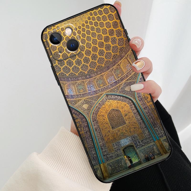 Ислам Мусульманская Мечеть Чехол для Телефона Для iPhone 17 Pro Max 16 15 11 13 12 14 Pro Max mini 15 16 Plus 16e 17 Air Cover