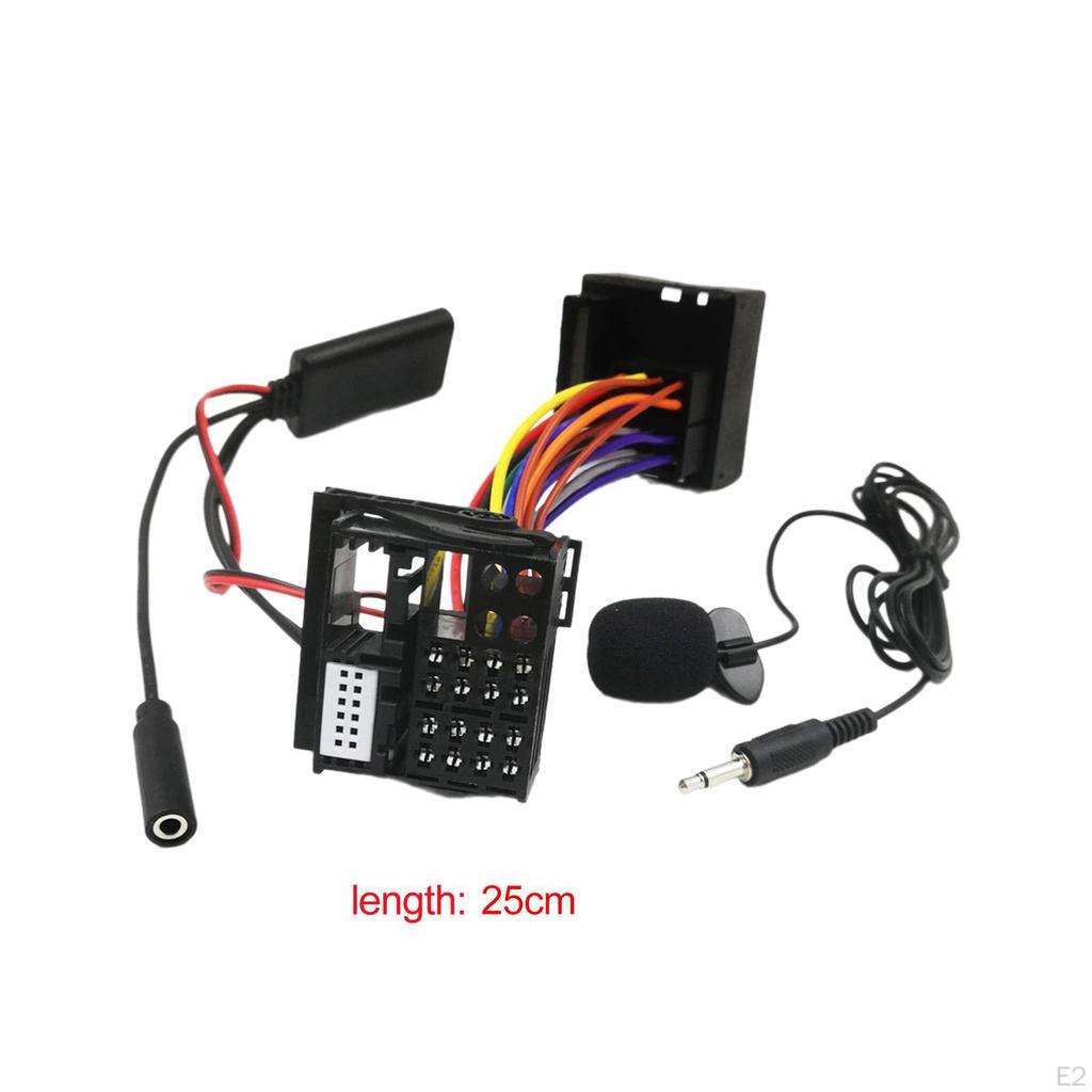 Аудиоадаптер с микрофоном для E60 E63 E64 Музыкальный AUX-кабель Профессиональный портативный Plug and Play