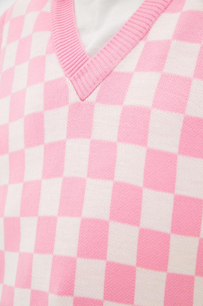 Women's Fashion Stylish Sweater Black V-Neck Knitwear Sweater